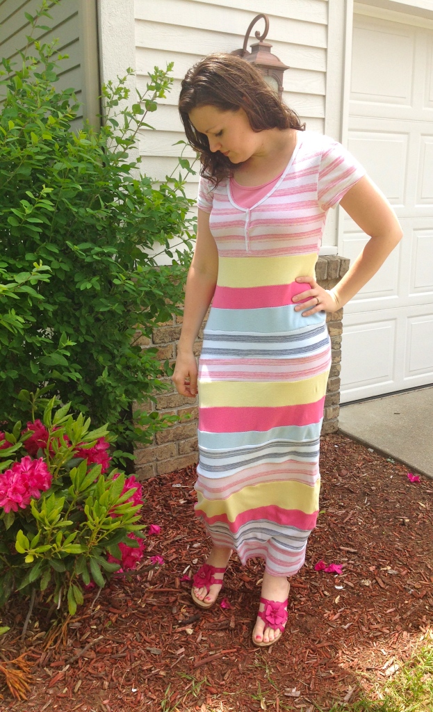 Refashion Runway Competition Week One "Stripes" | Diary of a MadMama